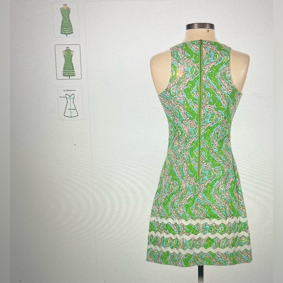 Lilly Pulitzer Alligator Print Shift Dress - Picture 10 of 11